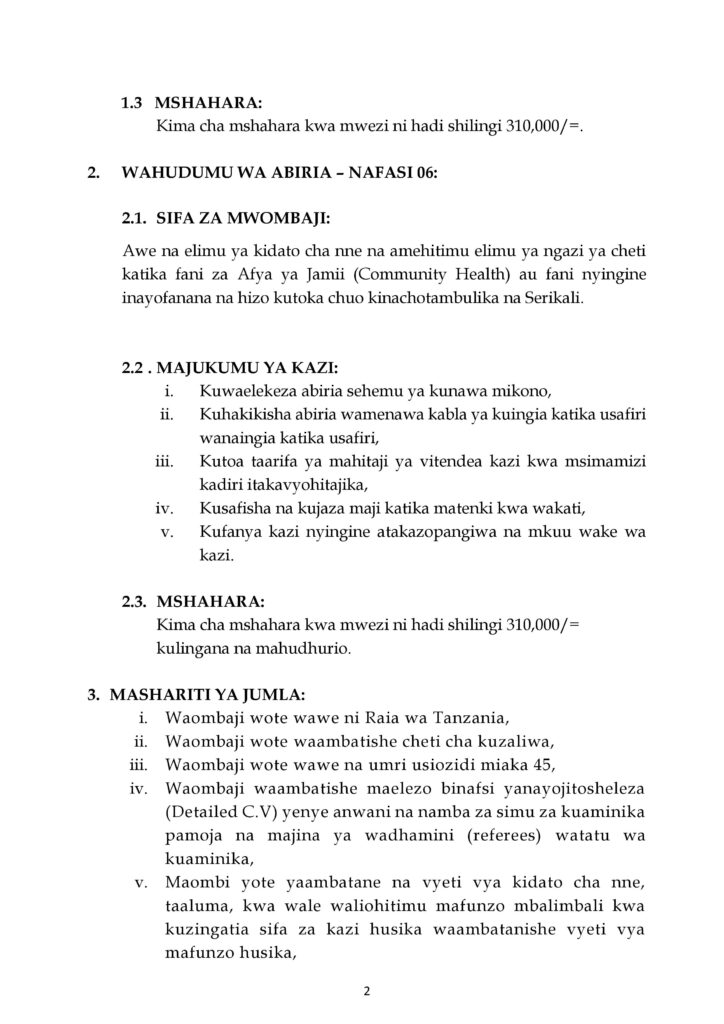 15 Jobs MWENDOKASI at Dar es Salaam Bus Rapid Transit (DART)