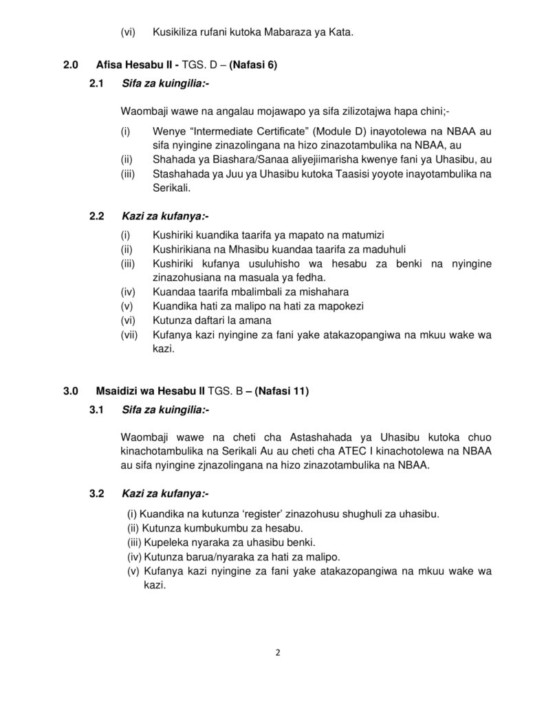 207 Jobs at Tume ya Utumishi wa Mahakama Judicial Service Commission Tume ya Utumishi wa Mahakama Judicial Service Commission